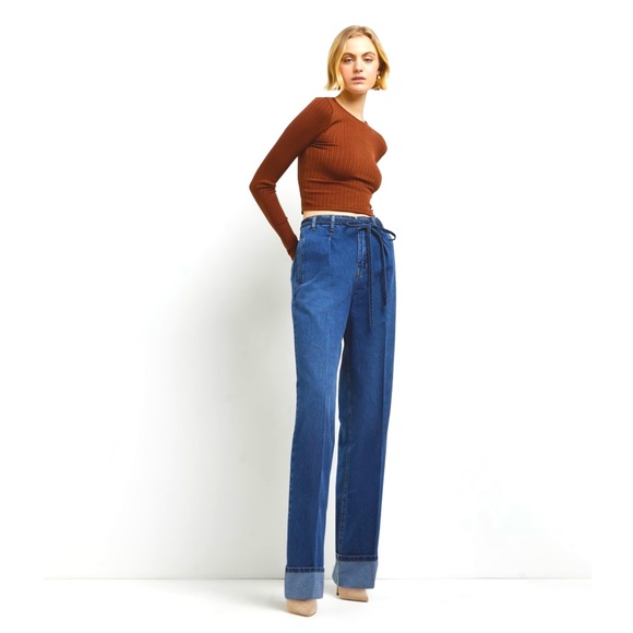 River Island High Waisted Straight leg jeans - Picture 2 of 5